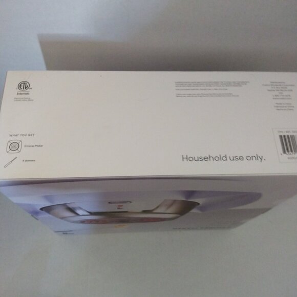 SHARPER IMAGE Electric Tabletop S'mores Maker for Indoors, 4 Skewers Set Gift - Picture 4 of 5